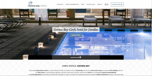 Govino Bay Corfu hotel for families