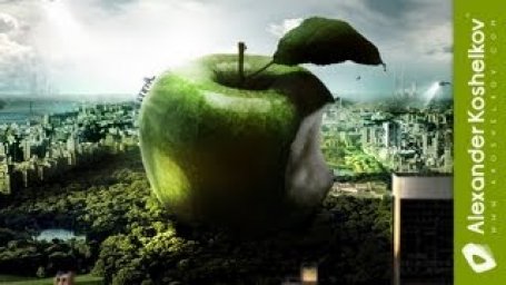 Alexander Koshelkov Photoshop Speed Art Apple Forever